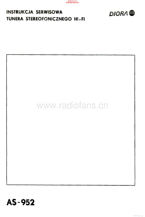Diora-AS952-tun-sm维修电路原理图.pdf