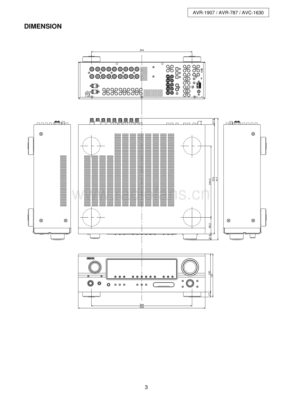 Denon-AVR1907-avr-sm维修电路原理图.pdf_第3页