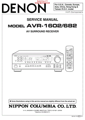 Denon-AVR1602-avr-sch维修电路原理图.pdf