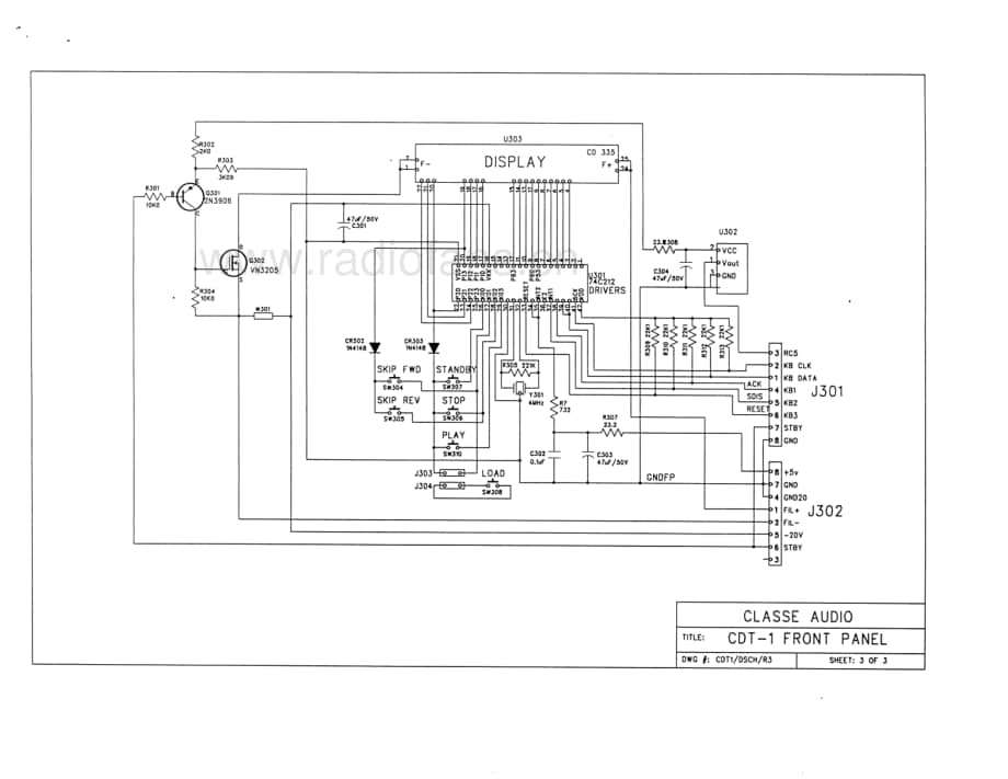 Classe-CDT1-cd-sm维修电路原理图.pdf_第3页