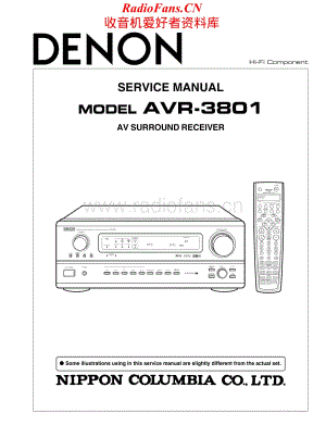 Denon-AVR3801-avr-sm维修电路原理图.pdf