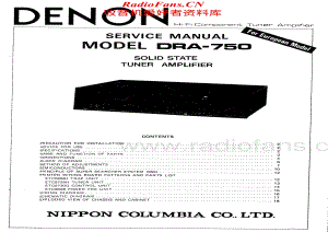 Denon-DRA750-rec-sm维修电路原理图.pdf
