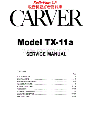 Carver-TX11A-tun-sm维修电路原理图.pdf