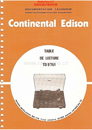 Continental-TD9751-tt-sm维修电路原理图.pdf