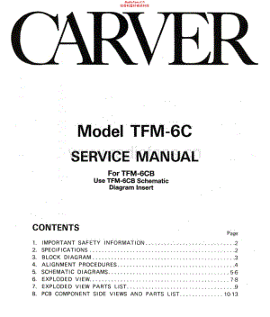 Carver-TFM6CB-pwr-sm维修电路原理图.pdf