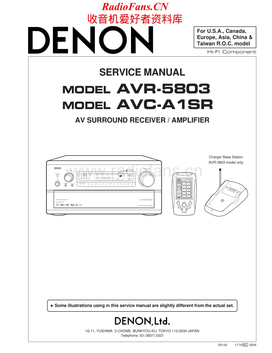 Denon-AVCA1SR-avr-sm维修电路原理图.pdf_第1页