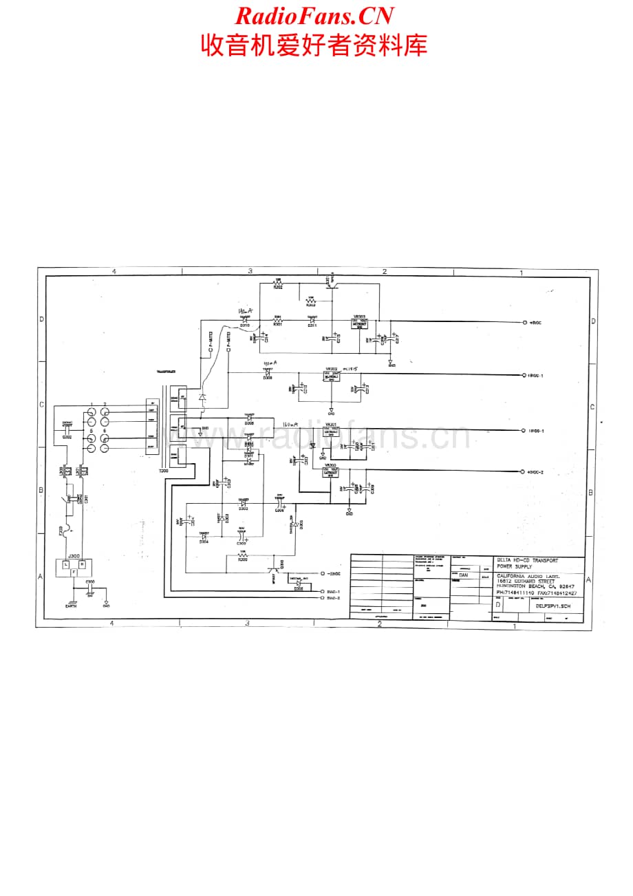 CaliforniaAudio-DELTA-cd-sch维修电路原理图.pdf_第1页