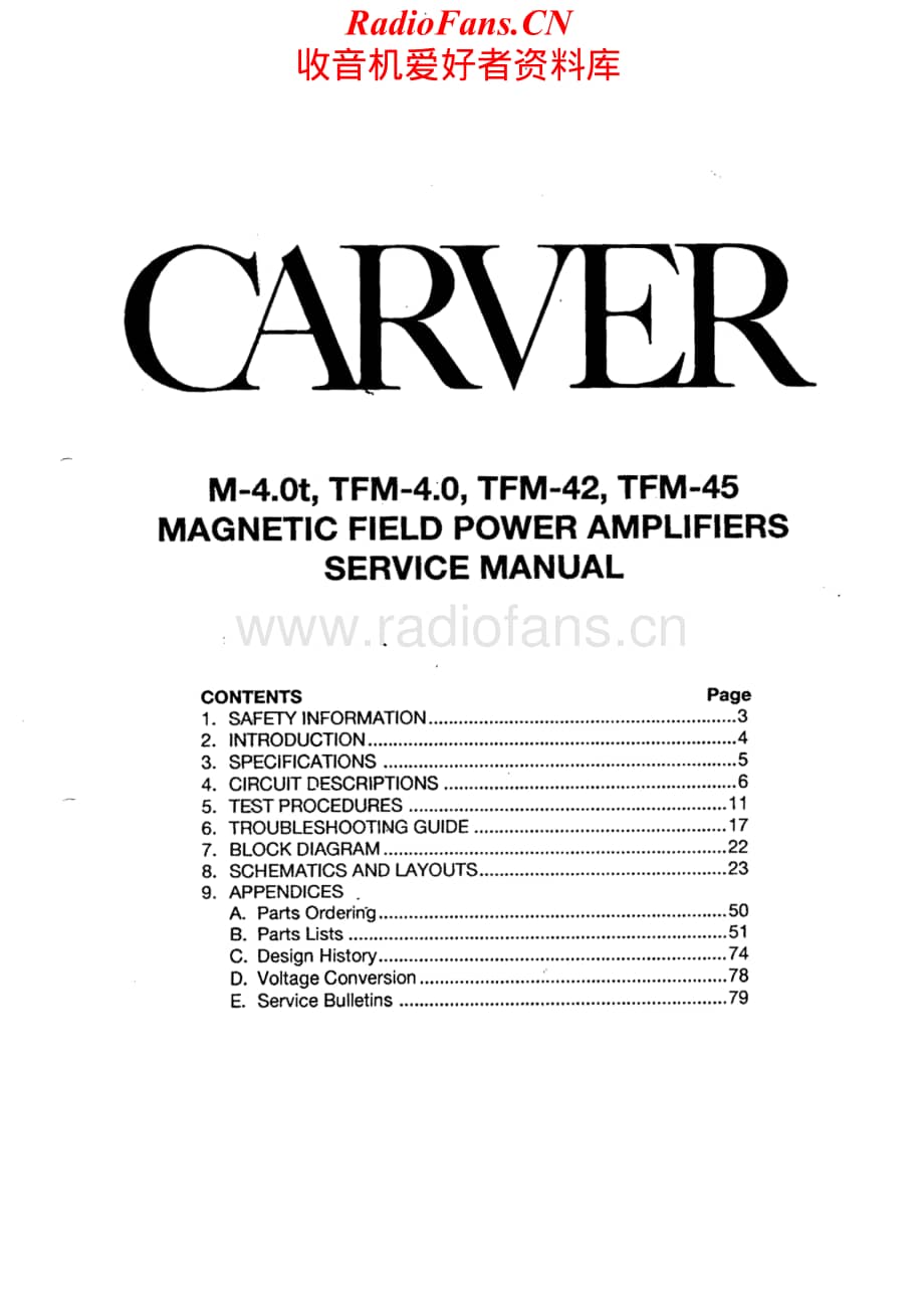 Carver-M4.0T-pwr-sm维修电路原理图.pdf_第1页