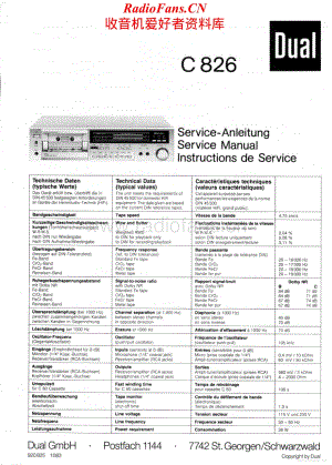 Dual-C826-tape-sm维修电路原理图.pdf