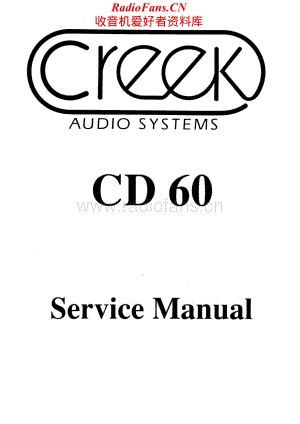Creek-CD60-cd-sm维修电路原理图.pdf