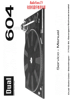 Dual-604-tt-sm维修电路原理图.pdf