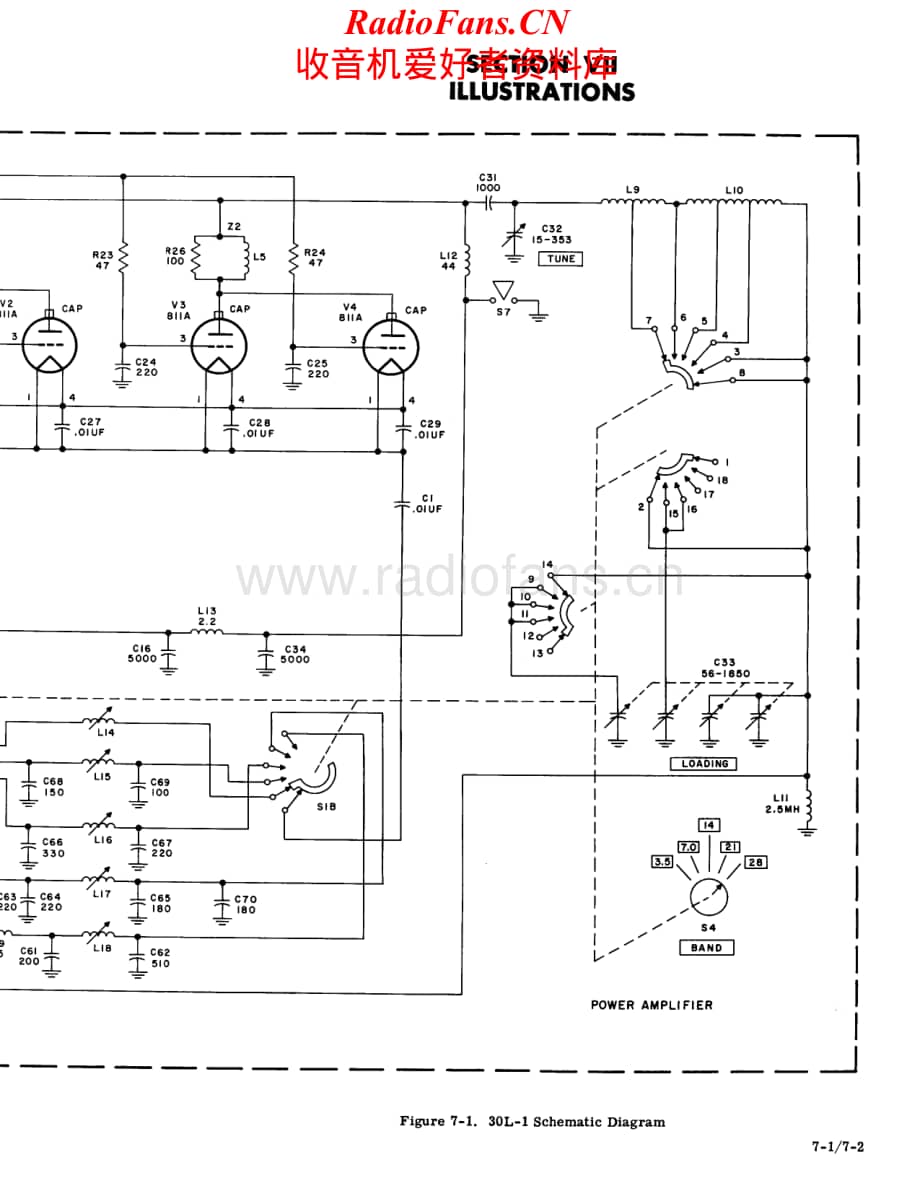 Collins-30L-pwr-sch维修电路原理图.pdf_第1页