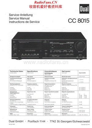 Dual-CC8015-tape-sm维修电路原理图.pdf