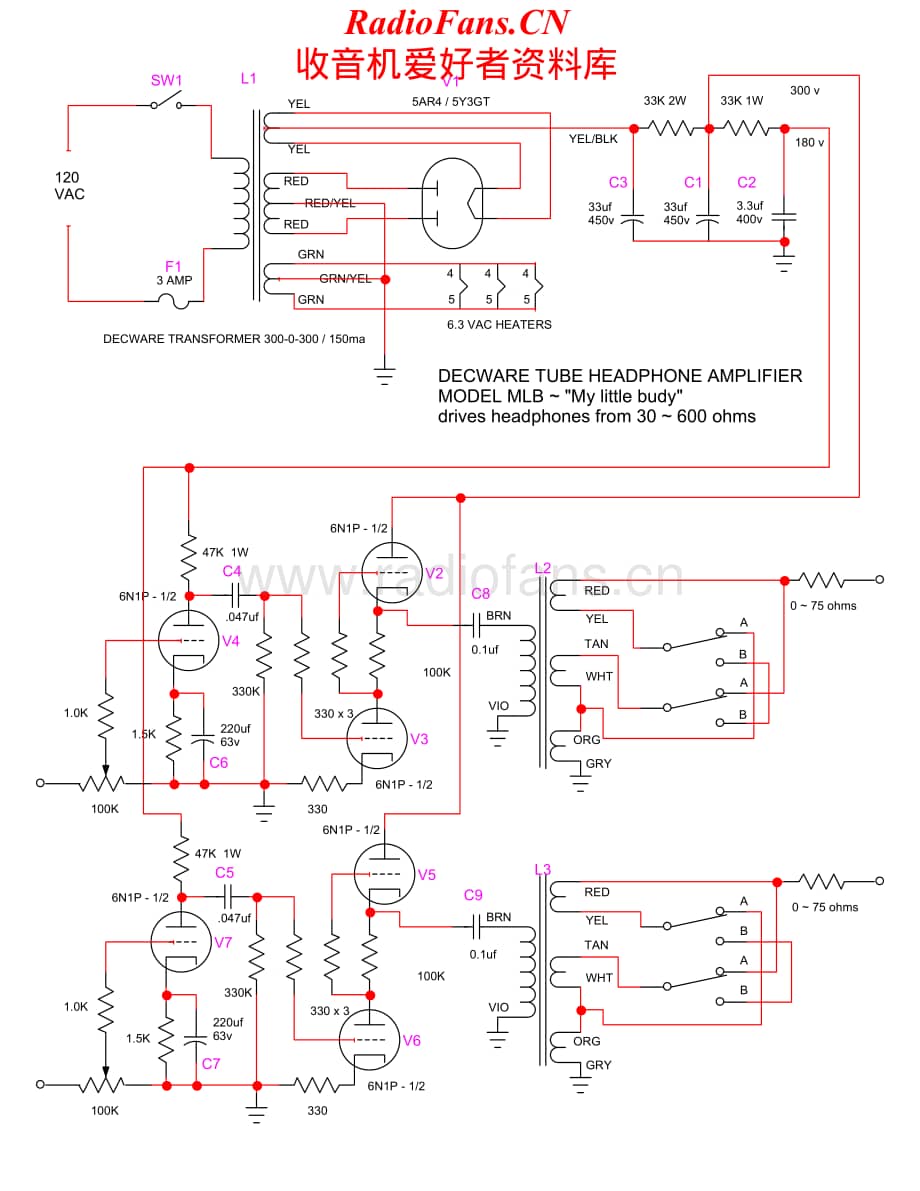 Decware-MLB-ha-sch维修电路原理图.pdf_第1页