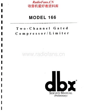 DBX-166-cl-sm维修电路原理图.pdf