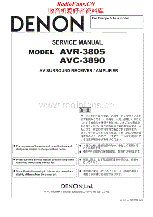 Denon-AVR3805EU-avr-sm维修电路原理图.pdf