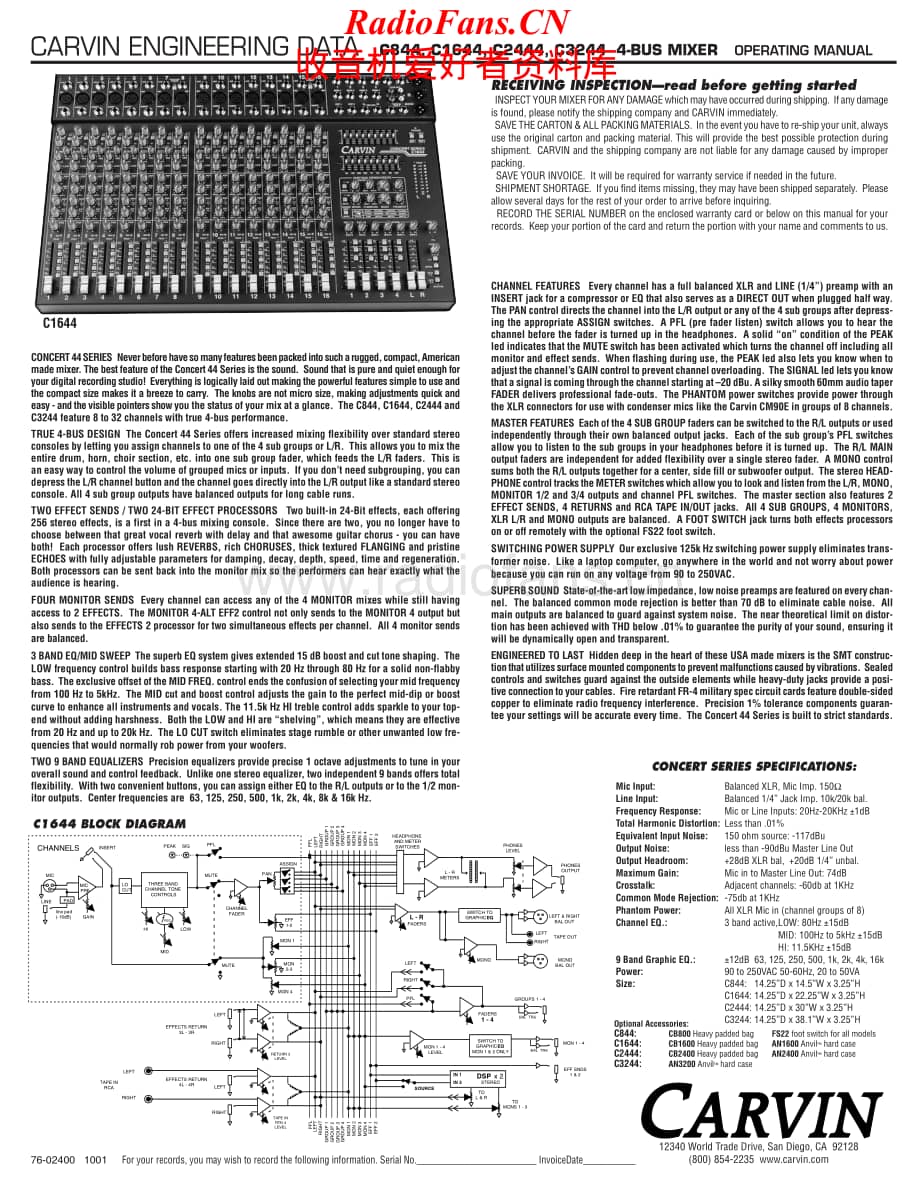 Carvin-C2444-mix-sup维修电路原理图.pdf_第2页