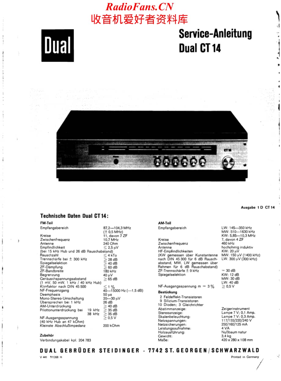 Dual-CT14-tun-sm维修电路原理图.pdf_第1页