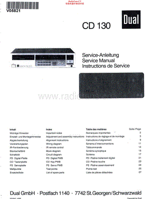 Dual-CD130-cd-sm维修电路原理图.pdf