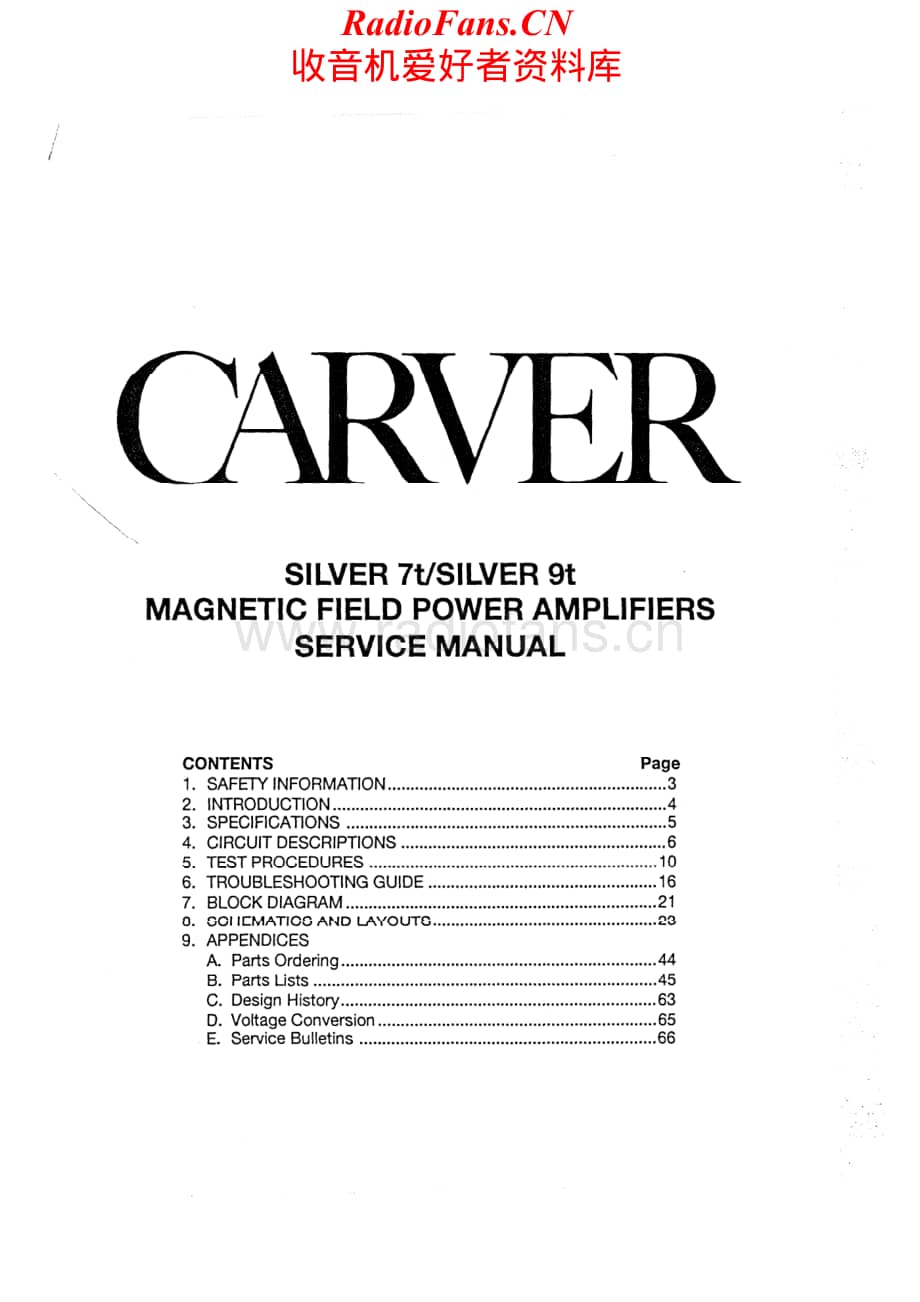 Carver-Silver7T-pwr-sm维修电路原理图.pdf_第1页