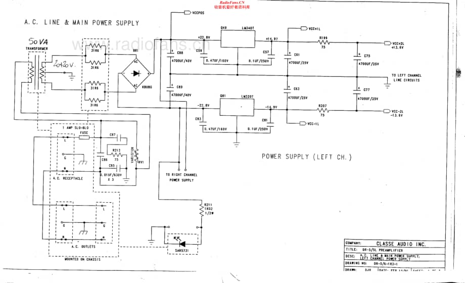 Classe-DR5-pre-sch维修电路原理图.pdf_第1页