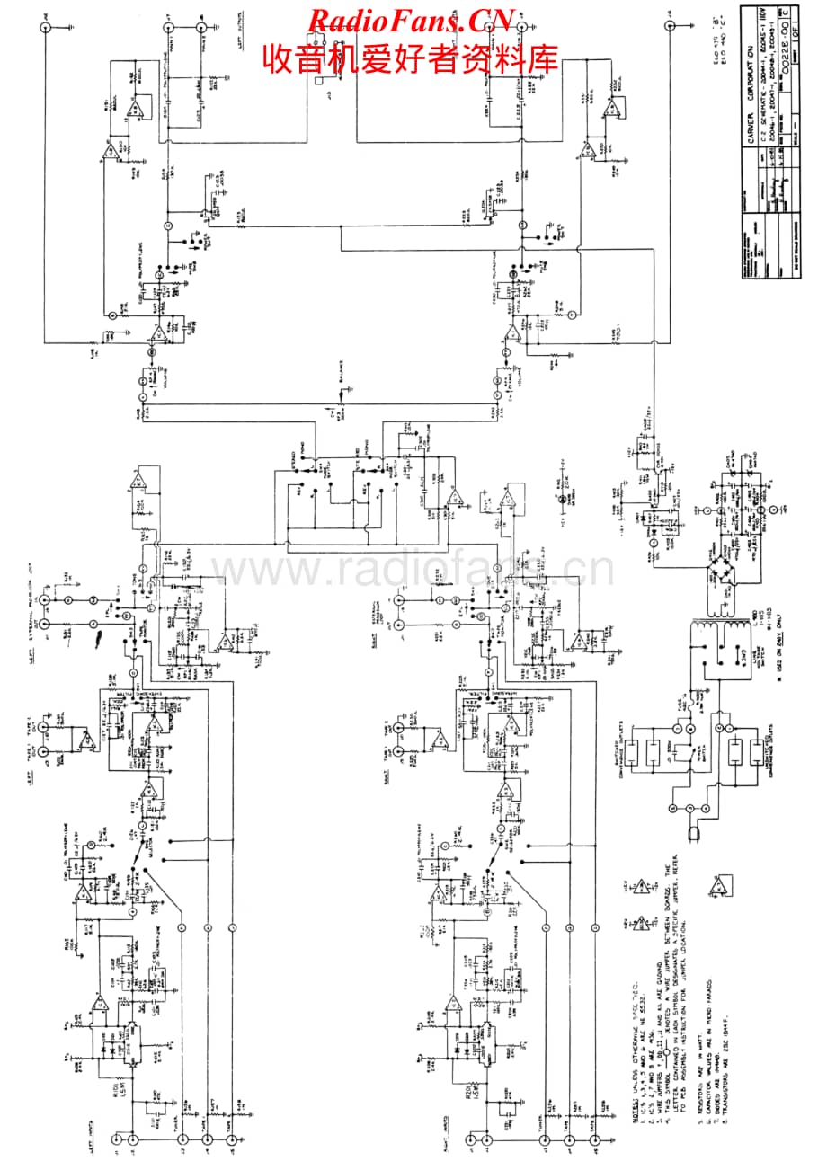 Carver-C2-pre-sch维修电路原理图.pdf_第1页
