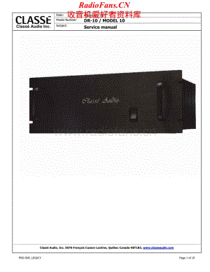Classe-Model10-pwr-sm维修电路原理图.pdf