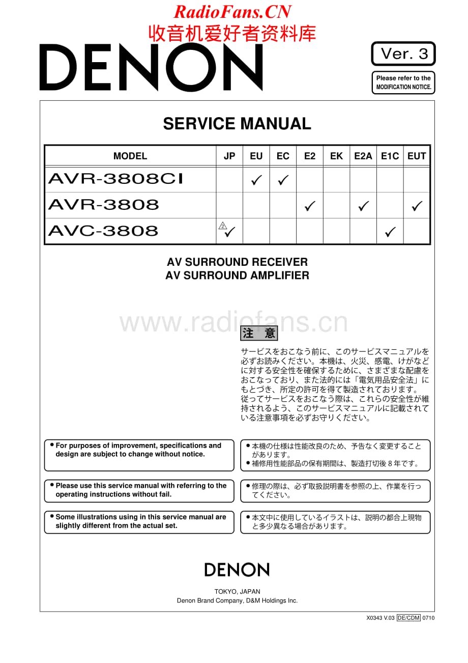 Denon-AVC3808-avr-sm维修电路原理图.pdf_第1页