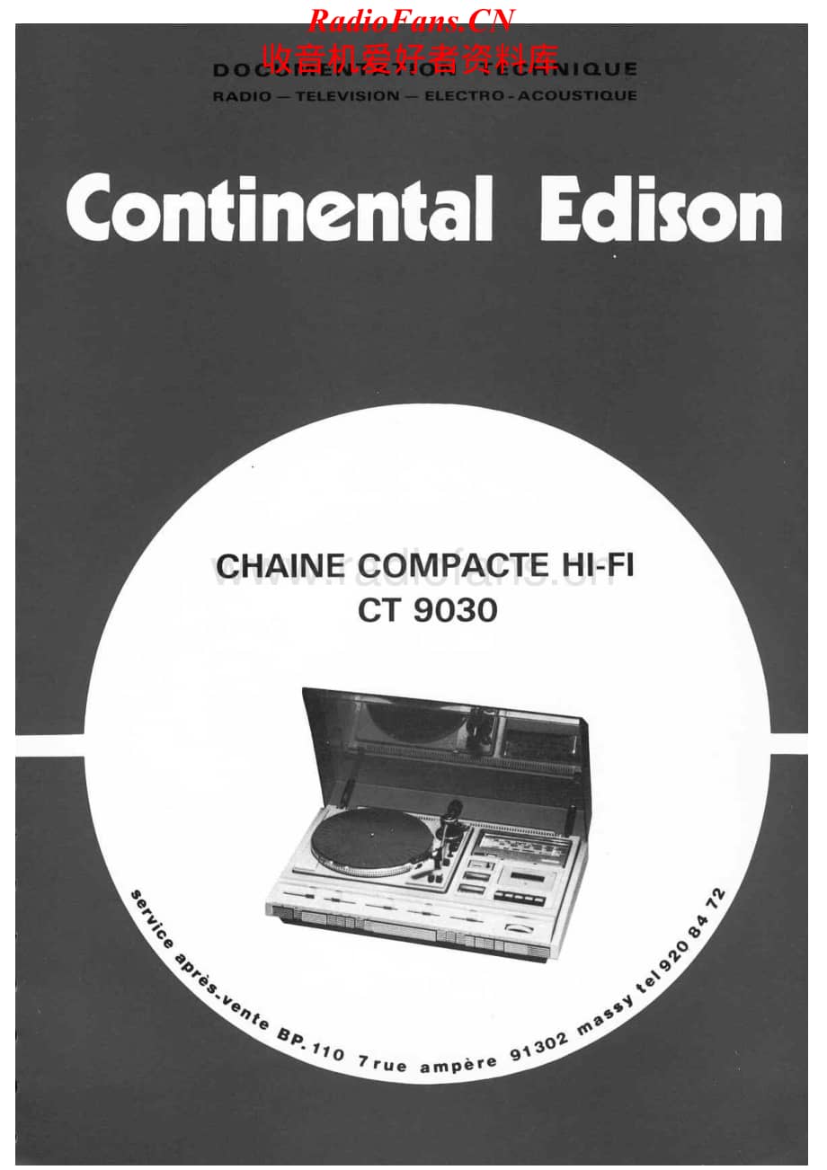 Continental-CT9030-rec-sm维修电路原理图.pdf_第1页