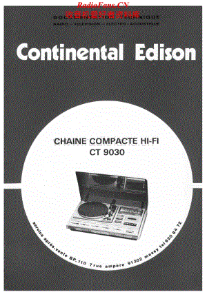 Continental-CT9030-rec-sm维修电路原理图.pdf