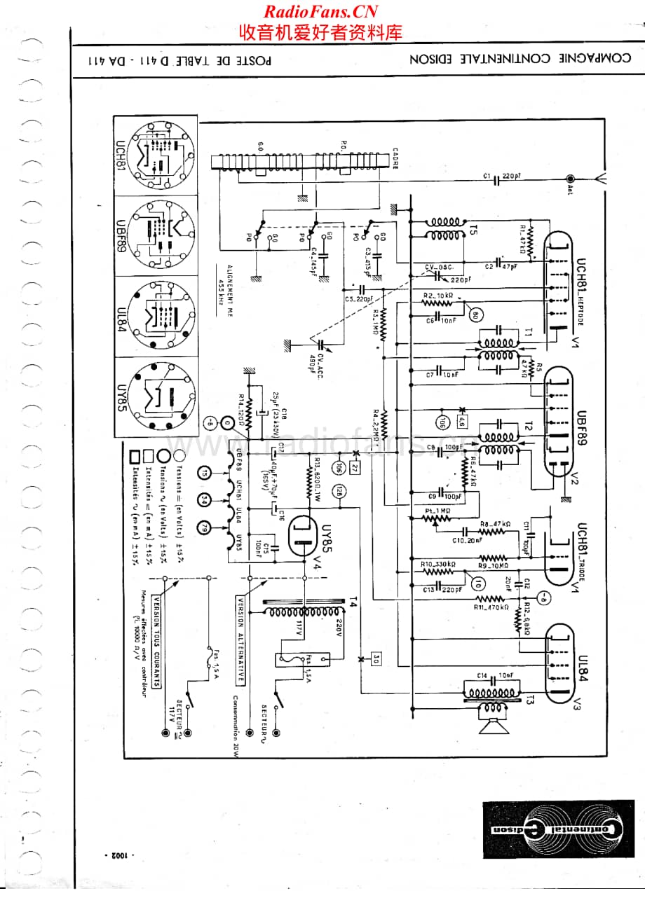 Continental-AR611-rec-sch维修电路原理图.pdf_第2页