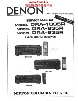 Denon-DRA635R-rec-sm维修电路原理图.pdf