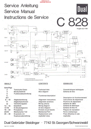 Dual-C828-tape-sm维修电路原理图.pdf