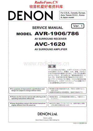 Denon-AVC1320-avr-sm维修电路原理图.pdf