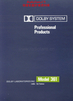 Dolby-361-sm维修电路原理图.pdf