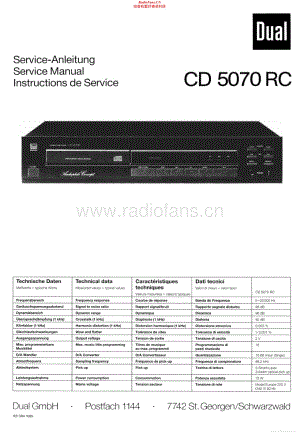 Dual-CD5070RC-cd-sm维修电路原理图.pdf