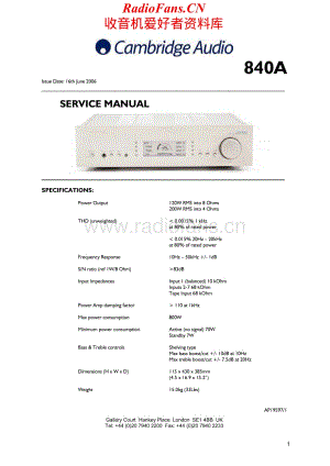 Cambridge-840A-int-sm维修电路原理图.pdf