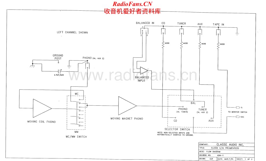 Classe-Model4-pre-sch维修电路原理图.pdf_第1页