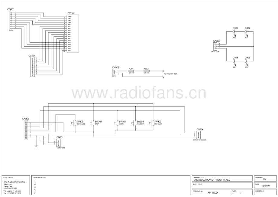 Cambridge-D500-cd-sch维修电路原理图.pdf_第3页