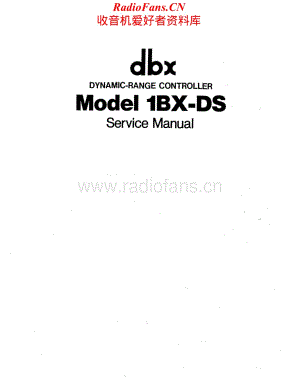 DBX-1BXDS-drc-sm维修电路原理图.pdf