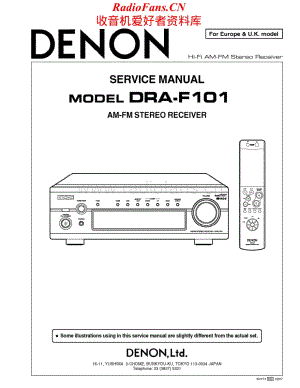 Denon-DRAF101-rec-sm维修电路原理图.pdf