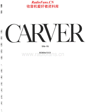 Carver-TFM75-pwr-sch维修电路原理图.pdf