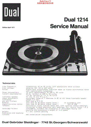 Dual-1214-tt-sm维修电路原理图.pdf