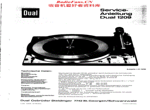 Dual-1209-tt-sm维修电路原理图.pdf