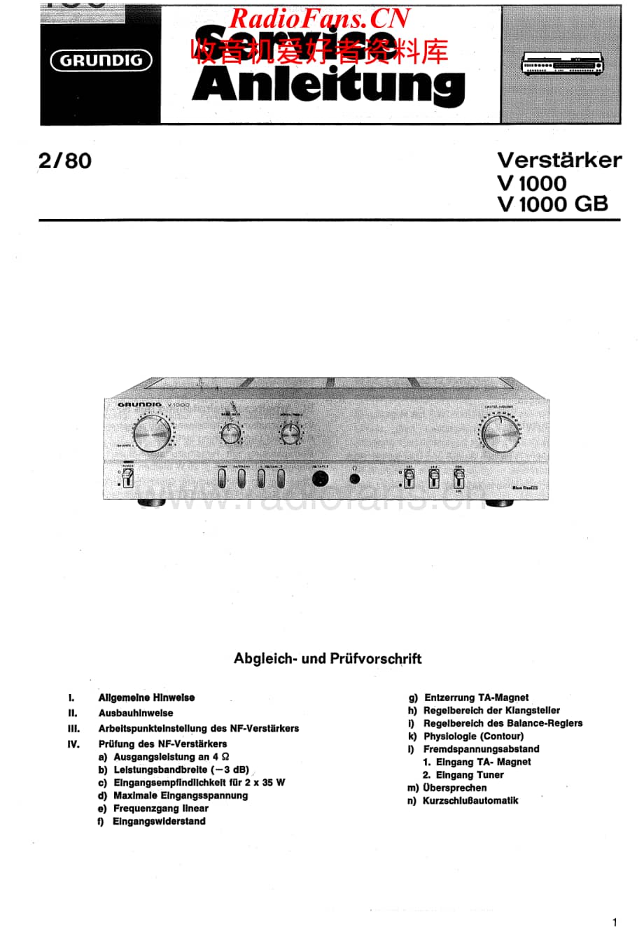 Grundig-V1000-int-sm维修电路原理图.pdf_第1页