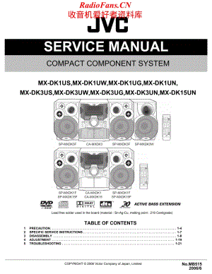 JVC-MXDK1-cs-sm维修电路原理图.pdf