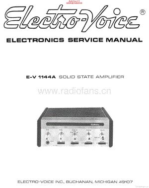ElectroVoice-EV1144A-int-sm维修电路原理图.pdf