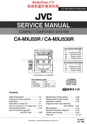 JVC-CAMXJ530R-cs-sm维修电路原理图.pdf