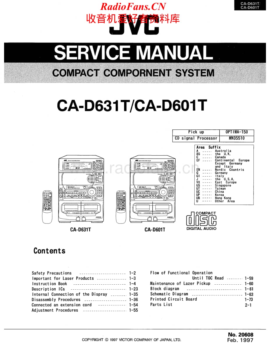 JVC-CAD631T-cs-sm维修电路原理图.pdf_第1页