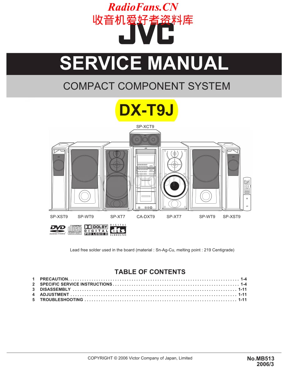 JVC-DXT9J-cs-sm维修电路原理图.pdf_第1页